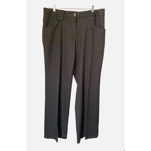 Libby Edelman Women's Pants Slacks Size 16W Brown Sparkle NWOT - Picture 1 of 7